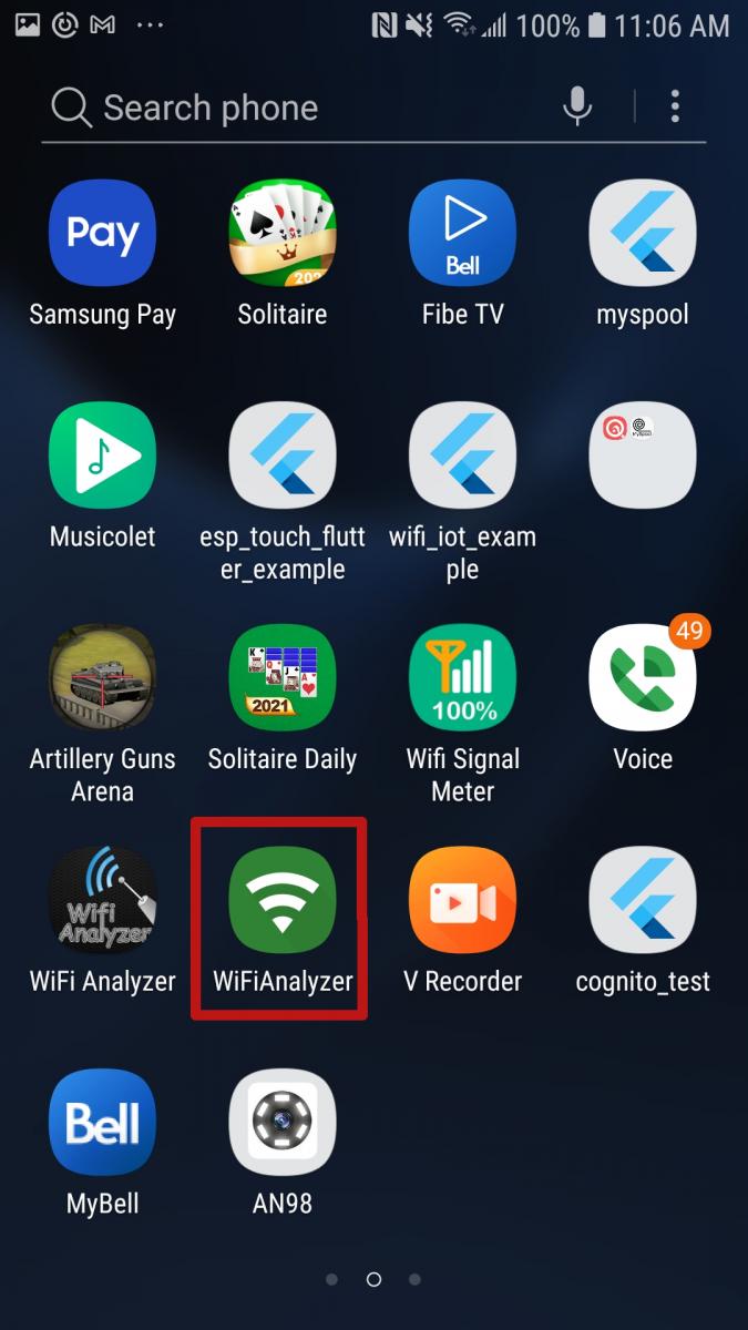 Launch WiFi Analyzer